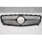 MERCEDES A-CLASS W176 2015-2018 RESTYLING MASCHERINA DIAMOND NERO (Cod. AP-47917_A4x4)