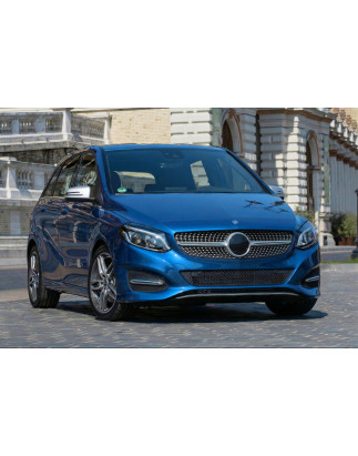 MERCEDES B-CLASS W246 2014-2018 MASCHERINA DIAMOND ARGENTO (Cod. AP-47918_A4x4)