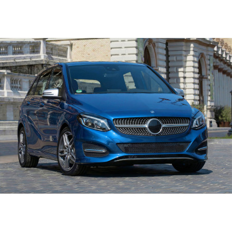MERCEDES B-CLASS W246 2014-2018 MASCHERINA DIAMOND ARGENTO (Cod. AP-47918_A4x4)