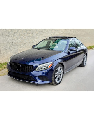 MERCEDES C-CLASS W205 2019-2021 RESTYLING MASCHERINA GT PANAMERICANA NERO (Cod. AP-47919_A4x4)