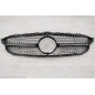 MERCEDES C-CLASS W205 2014-2018 PRE-RESTYLING MASCHERINA DIAMOND NERO (Cod. AP-47920_A4x4)