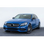 MERCEDES C-CLASS W205 2014-2018 PRE-RESTYLING MASCHERINA DIAMOND ARGENTO (Cod. AP-47921_A4x4)