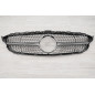 MERCEDES C-CLASS W205 2014-2018 PRE-RESTYLING MASCHERINA DIAMOND ARGENTO (Cod. AP-47921_A4x4)
