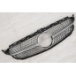 MERCEDES C-CLASS W205 2014-2018 PRE-RESTYLING MASCHERINA DIAMOND ARGENTO (Cod. AP-47921_A4x4)