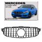MERCEDES C-CLASS W205 2014-2018 PRE-RESTYLING MASCHERINA GT ARGENTO (Cod. AP-47923_A4x4)