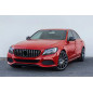 MERCEDES C-CLASS W205 2014-2018 PRE-RESTYLING MASCHERINA GT ARGENTO (Cod. AP-47923_A4x4)