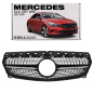 MERCEDES CLA C117 W117 2017-2019 RESTYLING MASCHERINA DIAMOND NERO (Cod. AP-47924_A4x4)