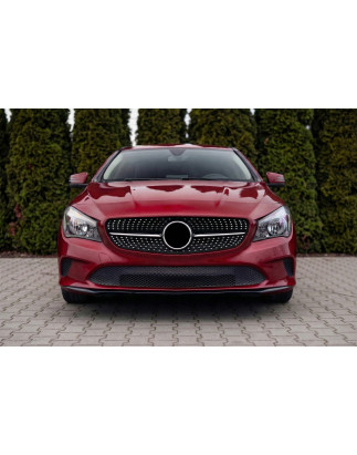 MERCEDES CLA C117 W117 2017-2019 RESTYLING MASCHERINA DIAMOND NERO (Cod. AP-47924_A4x4)