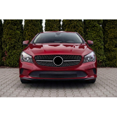 MERCEDES CLA C117 W117 2017-2019 RESTYLING MASCHERINA DIAMOND NERO (Cod. AP-47924_A4x4)