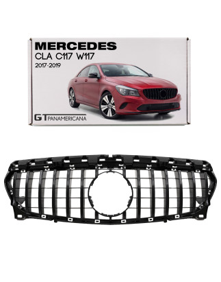 MERCEDES CLA C117 W117 2017-2019 RESTYLING MASCHERINA GT PANAMERICANA NERO (Cod. AP-47927_A4x4)