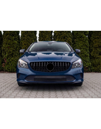 MERCEDES CLA C117 W117 2017-2019 RESTYLING MASCHERINA GT PANAMERICANA NERO (Cod. AP-47927_A4x4)