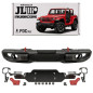 JEEP WRANGLER JL/JLU 2018+ PARAURTI ANTERIORE IN ACCIAIO RUBICON 6XPDC 82215121AI (Cod. AP-48279_A4x
