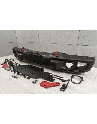 JEEP WRANGLER JL/JLU 2018+ PARAURTI ANTERIORE IN ACCIAIO RUBICON 6XPDC 82215121AI (Cod. AP-48279_A4x