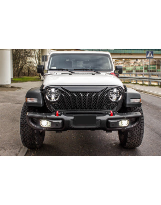 JEEP WRANGLER JL/JLU 2018+ PARAURTI ANTERIORE IN ACCIAIO RUBICON 6XPDC 82215121AI (Cod. AP-48279_A4x