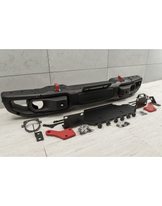 JEEP WRANGLER JL/JLU 2018+ PARAURTI ANTERIORE IN ACCIAIO RUBICON 6XPDC 82215121AI (Cod. AP-48279_A4x