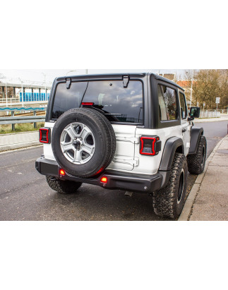 JEEP WRANGLER JL/JLU 2018+ PARAURTI POSTERIORE IN ACCIAIO RUBICON 4XPDC 82215342AF (Cod. AP-48280_A4