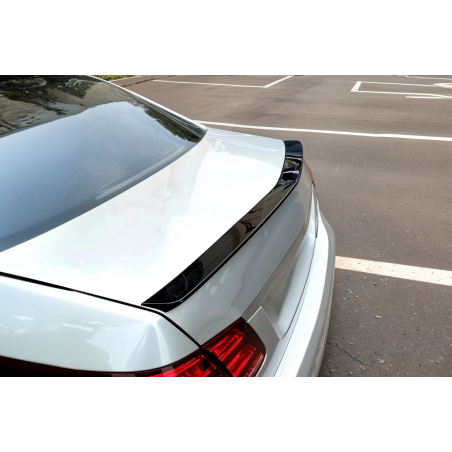 MERCEDES E-CLASS W212 2013-2016 RESTYLING berlina SPOILER POSTERIORE NERO VERNICIATO PIANO BLACK (Co