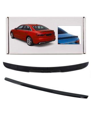 AUDI A4 B9 2015-2024 berlina SPOILER POSTERIORE NERO VERNICIATO PIANO BLACK (Cod. AP-48290_A4x4)