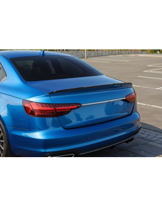 AUDI A4 B9 2015-2024 berlina SPOILER POSTERIORE NERO VERNICIATO PIANO BLACK (Cod. AP-48290_A4x4)