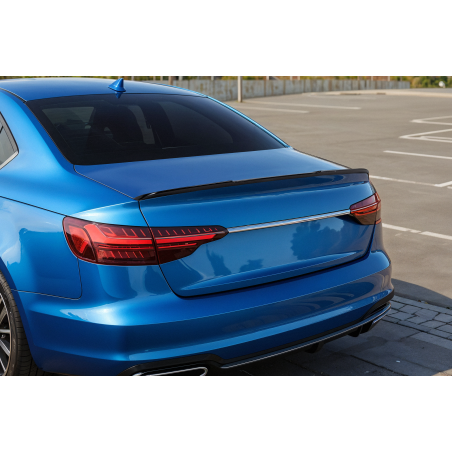 AUDI A4 B9 2015-2024 berlina SPOILER POSTERIORE NERO VERNICIATO PIANO BLACK (Cod. AP-48290_A4x4)