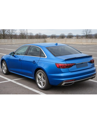AUDI A4 B9 2015-2024 berlina SPOILER POSTERIORE NERO VERNICIATO PIANO BLACK (Cod. AP-48290_A4x4)