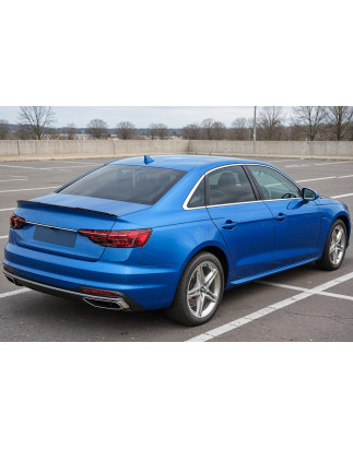 AUDI A4 B9 2015-2024 berlina SPOILER POSTERIORE NERO VERNICIATO PIANO BLACK (Cod. AP-48290_A4x4)