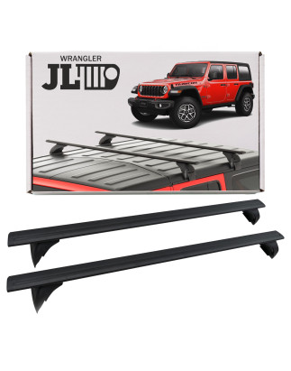 JEEP WRANGLER JL 2018+ BARRE TRASVERSALI MONTATI PER TETTO OEM 82215387AAB/82215387B (Cod. AP-48308_