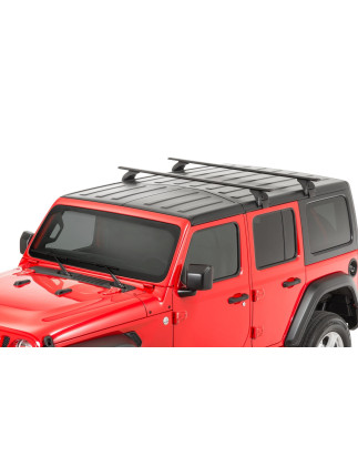 JEEP WRANGLER JL 2018+ BARRE TRASVERSALI MONTATI PER TETTO OEM 82215387AAB/82215387B (Cod. AP-48308_