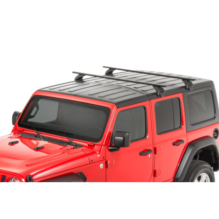 JEEP WRANGLER JL 2018+ BARRE TRASVERSALI MONTATI PER TETTO OEM 82215387AAB/82215387B (Cod. AP-48308_