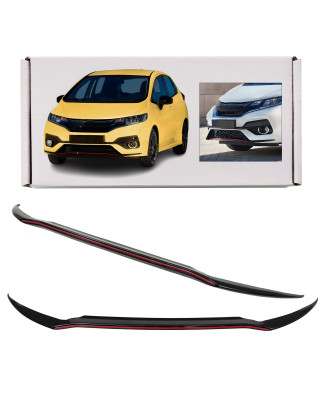 HONDA JAZZ IV 2017-2020 RESTYLING SPLITTER SPOILER ANTERIORE PARAURTI INFERIORE (Cod. AP-48322_A4x4)