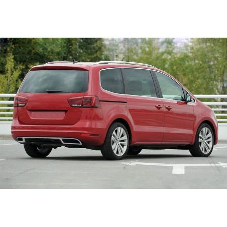 SEAT ALHAMBRA MK2 II 7N 2010-2020 DIFFUSORE PARAURTI POSTERIORE (Cod. AP-48324_2_A4x4)