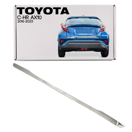 TOYOTA C-HR AX10 2016-2023 DECORATIVA MODANATURA PORTELLONE BAGAGLIAIO (Cod. AP-48361_A4x4)