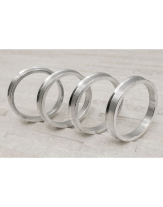 ANELLI CENTRAGGIO 72,56/65,1 ALLUMINIO 4 PZ. (Cod. AP-6EC3-80761_A4x4)