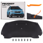 PEUGEOT 2008 E A94 2013-2016 PRE-RESTYLING PANNELLO FONOASSORBENTE COFANO CON KIT CLIP 9805024180 (C