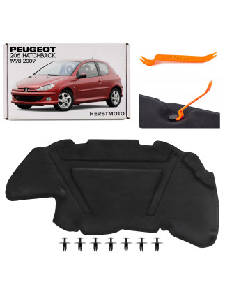 PEUGEOT 206 1998-2009 HATCHBACK PANNELLO FONOASSORBENTE COFANO 7979F0 (Cod. AP-50268_A4x4)