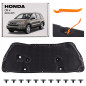 HONDA CR-V III 2006-2011 PANNELLO FONOASSORBENTE COFANO 74141SWAA00 + CLIP (Cod. AP-50280_A4x4)