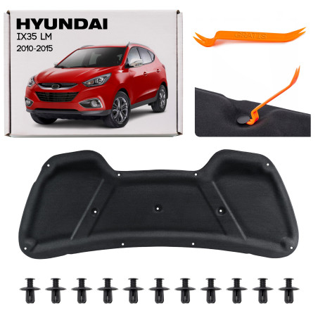 HYUNDAI IX35 LM 2010-2015 PANNELLO FONOASSORBENTE COFANO 811252Y000 (Cod. AP-50282_A4x4)