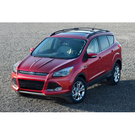 FORD KUGA II 2013-2019 BARRE LONGITUDINALI TETTO NERI STILE OEM DJ5Z7855100BA (Cod. AP-50293_A4x4)