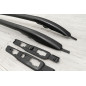 FORD KUGA II 2013-2019 BARRE LONGITUDINALI TETTO NERI STILE OEM DJ5Z7855100BA (Cod. AP-50293_A4x4)