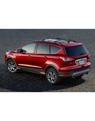 FORD KUGA II 2013-2019 BARRE LONGITUDINALI TETTO NERI STILE OEM DJ5Z7855100BA (Cod. AP-50293_A4x4)