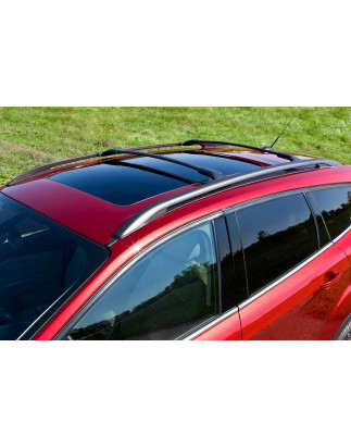 FORD KUGA II 2013-2019 BARRE LONGITUDINALI TETTO NERI STILE OEM DJ5Z7855100BA (Cod. AP-50293_A4x4)