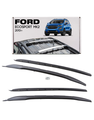 FORD ECOSPORT MK2 II 2013+ BARRE LONGITUDINALI TETTO OEM NERI (Cod. AP-50322_A4x4)