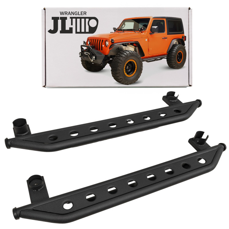 JEEP WRANGLER JL 2018+ 2 PORTE ROLL BAR LATERALI RAPTOR PARAMOUNT (Cod. AP-50370_A4x4)