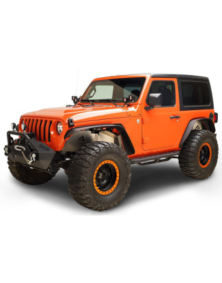 JEEP WRANGLER JL 2018+ 2 PORTE ROLL BAR LATERALI RAPTOR PARAMOUNT (Cod. AP-50370_A4x4)