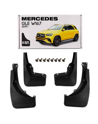 MERCEDES GLE W167 2019+ CON PACCHETTO AMG PARASPRUZZI PER SOTTOPORTA (Cod. AP-50379_A4x4)