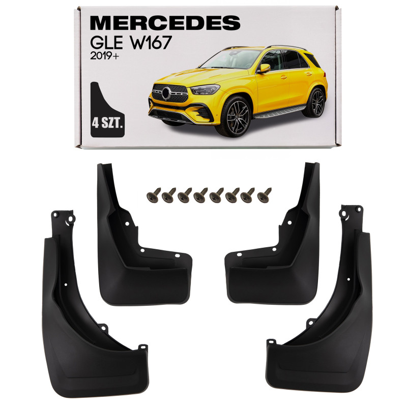 MERCEDES GLE W167 2019+ CON PACCHETTO AMG PARASPRUZZI PER SOTTOPORTA (Cod. AP-50379_A4x4)
