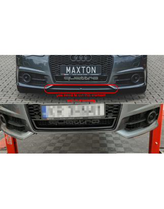 SPLITTER ANTERIORE Audi A6 / A6 C7 S-line/ S6 C7 Facelift (Cod. M-AU-S6-C7F-FFD1FP)
