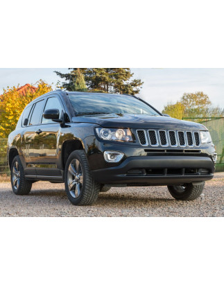 JEEP COMPASS E MK49 2011-2017 RESTYLING LIMITED CROMATI PROTEZIONI ANTERIORI FENDINEBBIA (Cod. AP-50
