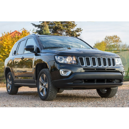 JEEP COMPASS E MK49 2011-2017 RESTYLING LIMITED CROMATI PROTEZIONI ANTERIORI FENDINEBBIA (Cod. AP-50