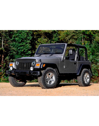 JEEP WRANGLER TJ 1996-2006 MASCHERINA MASCHERINA RADIATORE MODELLO SKULL (Cod. AP-50438_A4x4)